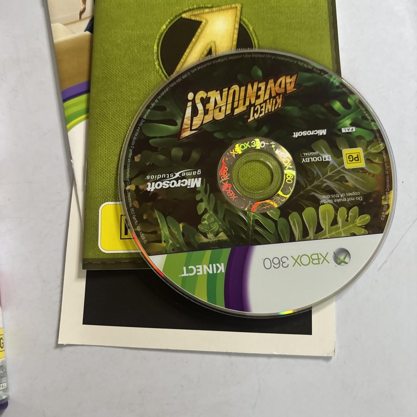 Kinect Adventures! Xbox 360 Manual PAL
