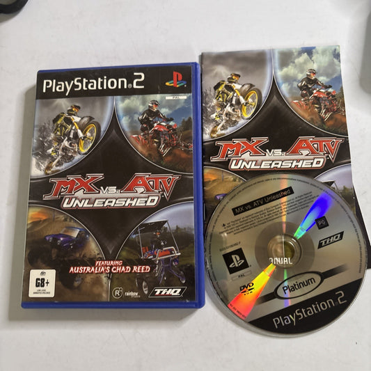 MX vs. ATV Unleashed (PlayStation 2 PS2 Game, PAL) Manual