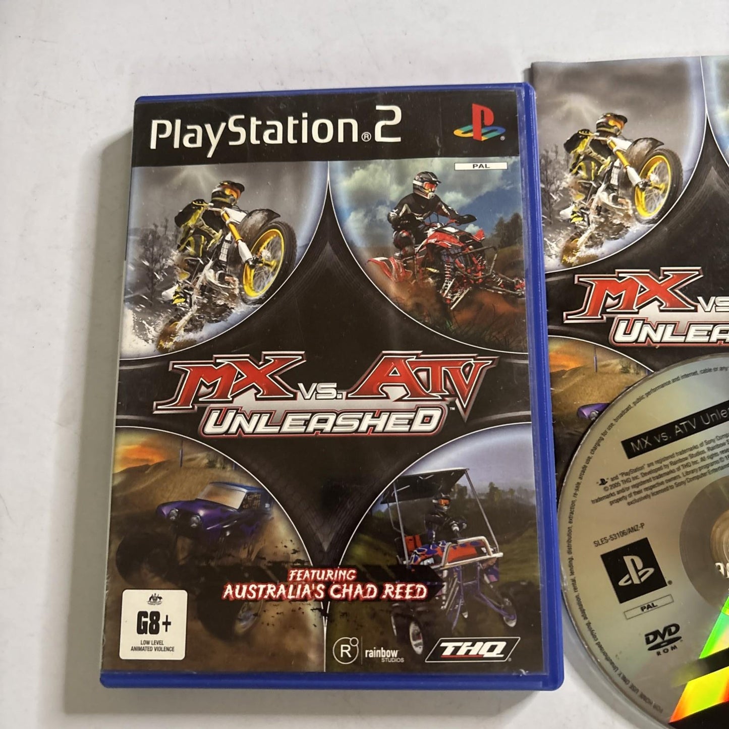 MX vs. ATV Unleashed (PlayStation 2 PS2 Game, PAL) Manual
