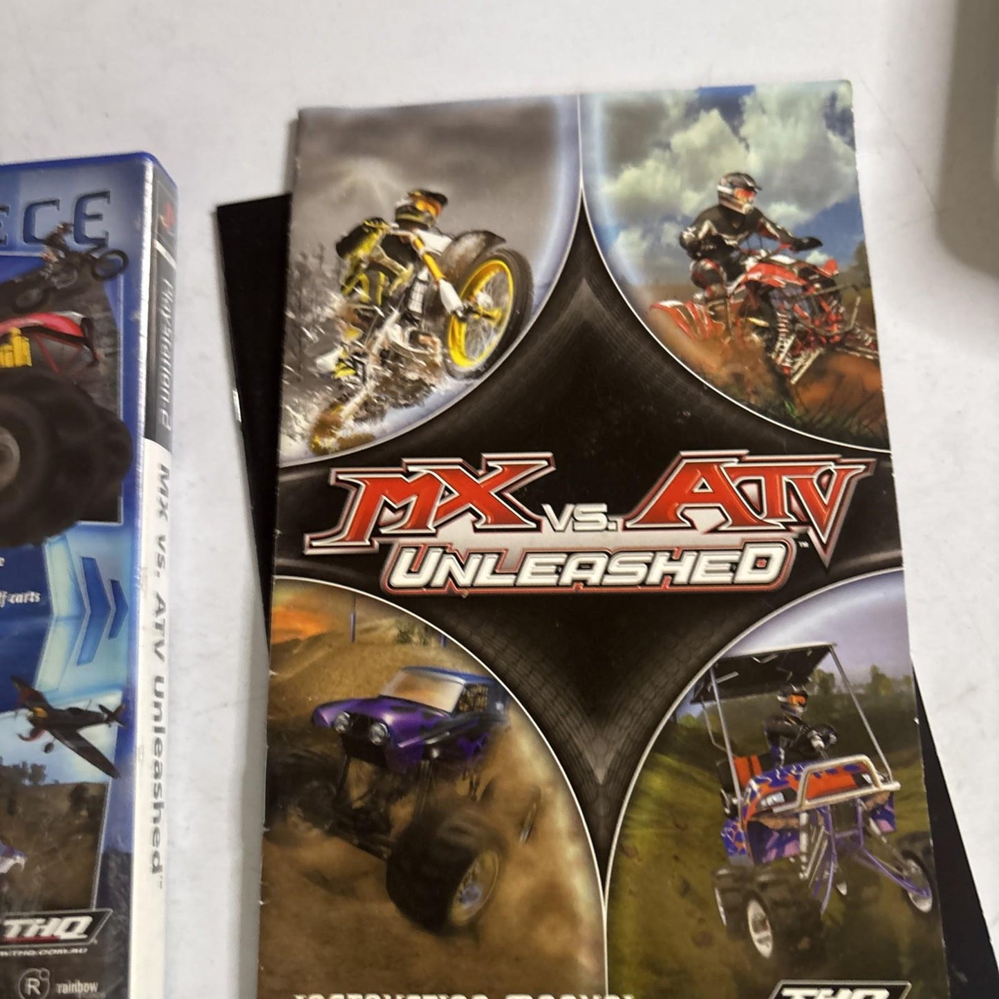 MX vs. ATV Unleashed (PlayStation 2 PS2 Game, PAL) Manual