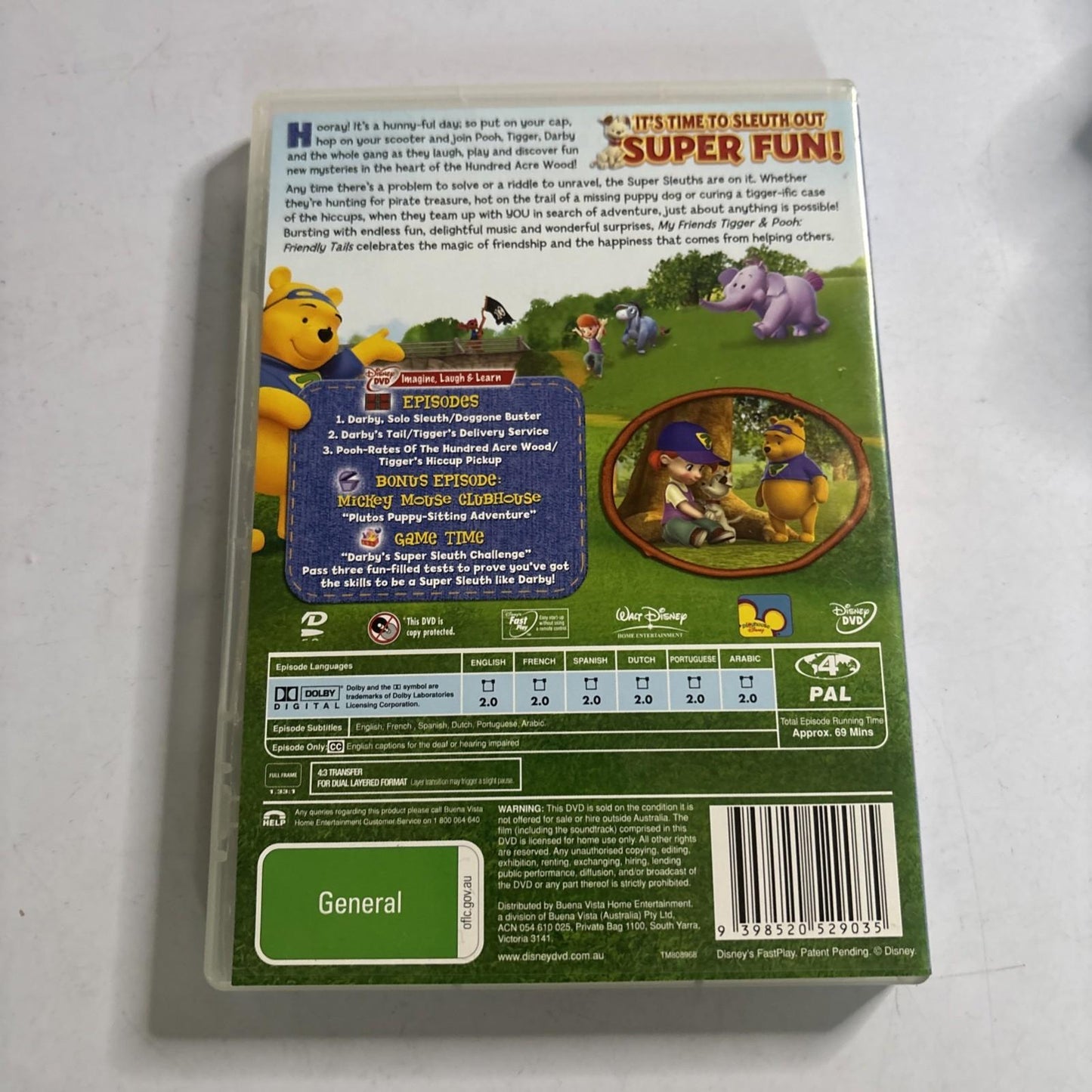 My Friends Tigger And Pooh - Friendly Tales (DVD) Region 4