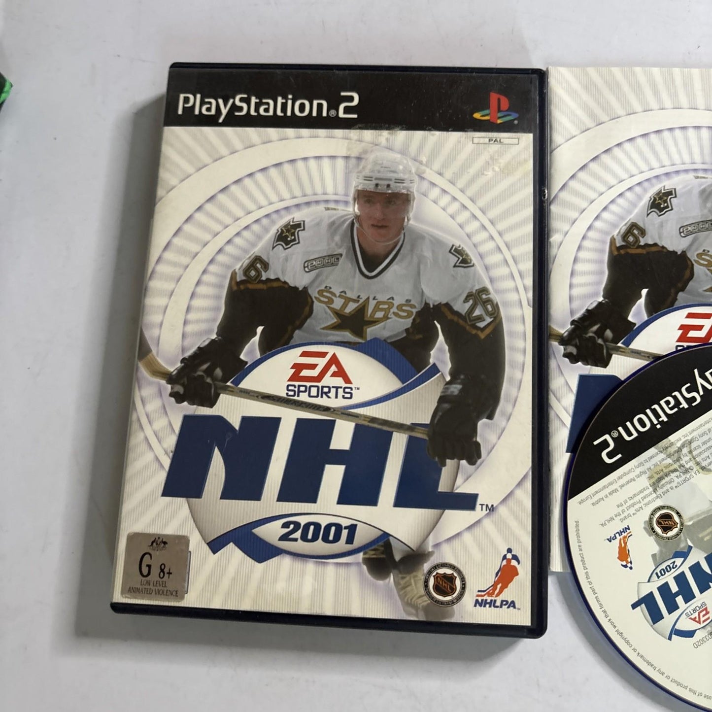NHL 2001 - Sony Playstation 2 (PS2) PAL Manual