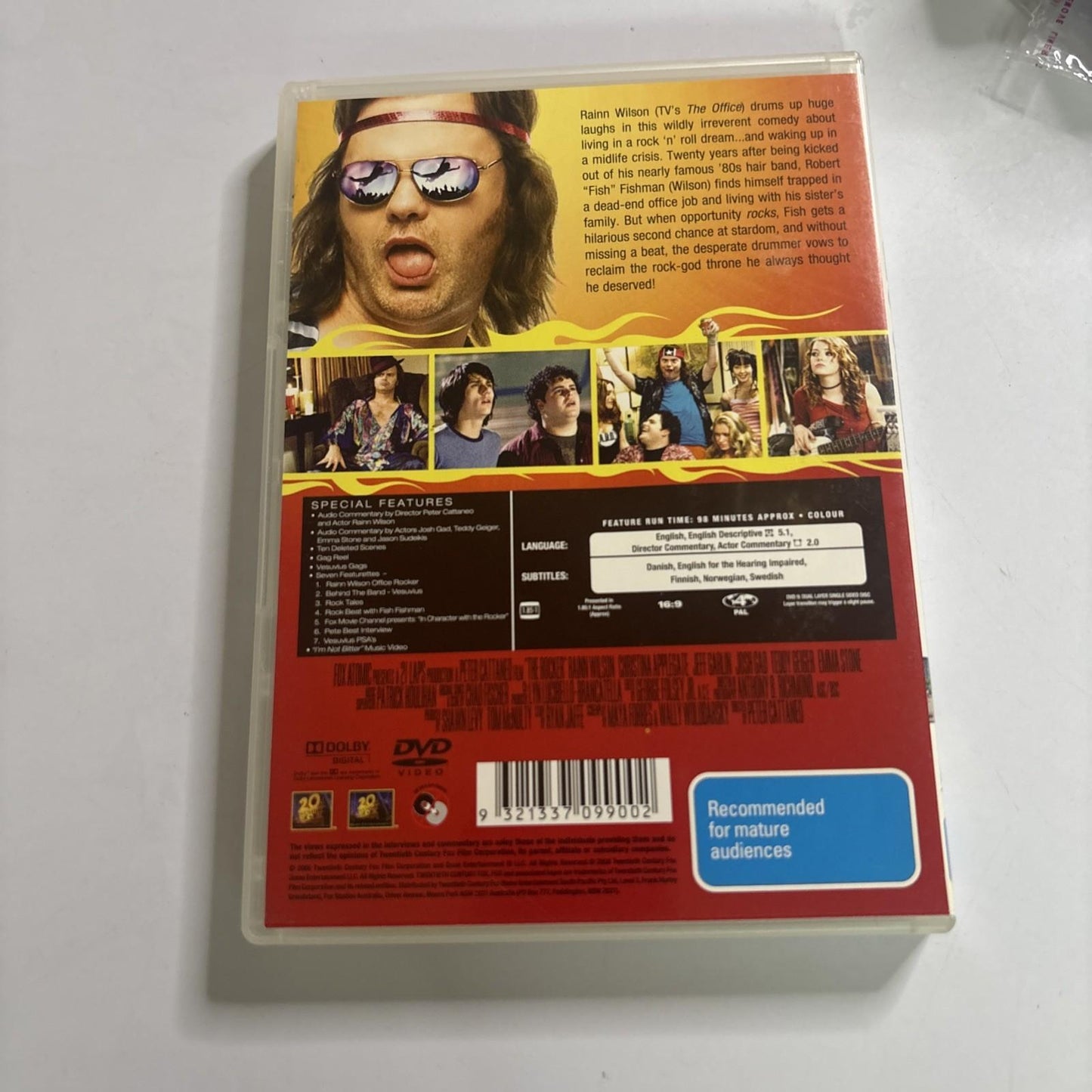 The Rocker (DVD, 2008)  Bradley Cooper, Jason Sudeikis, Aziz Ansari Region 4