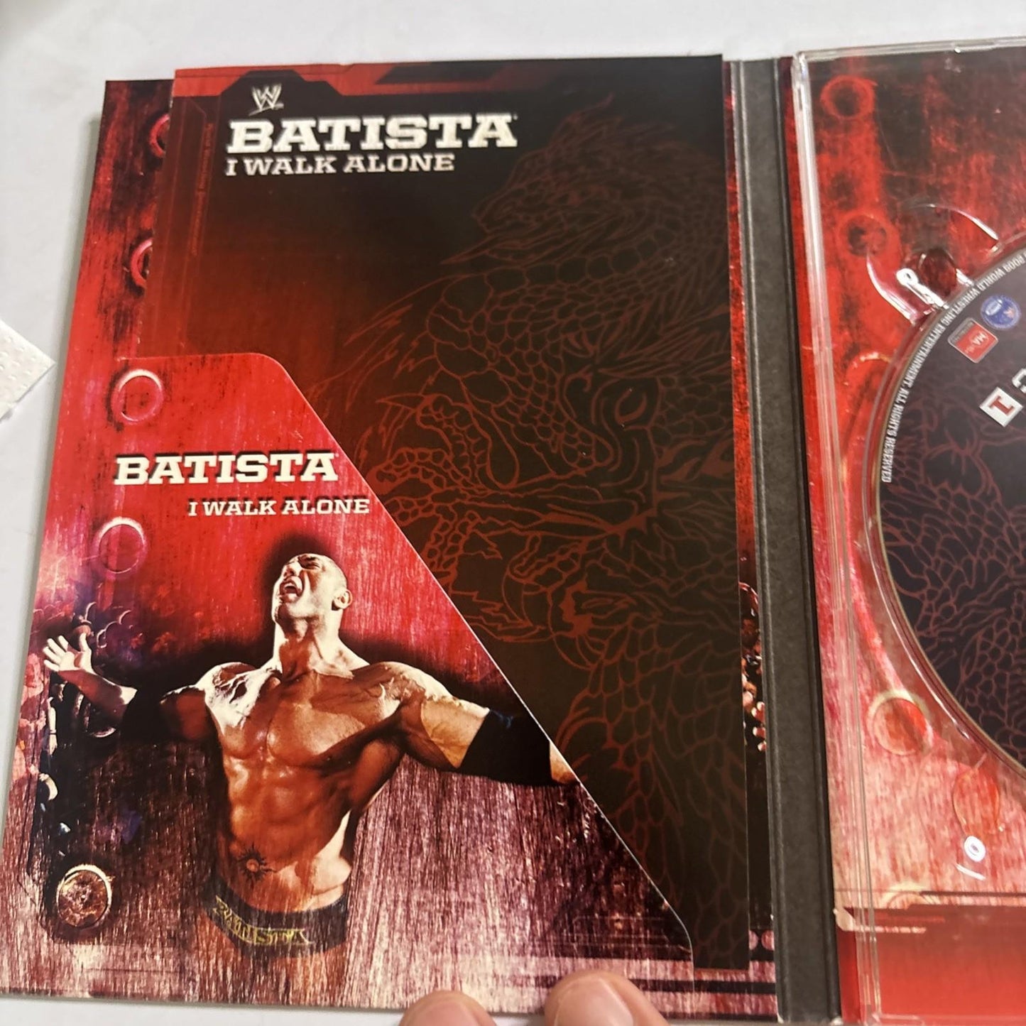 WWE: Batista - I Walk Alone (DVD, 2009) WWE Wrestling Region 4