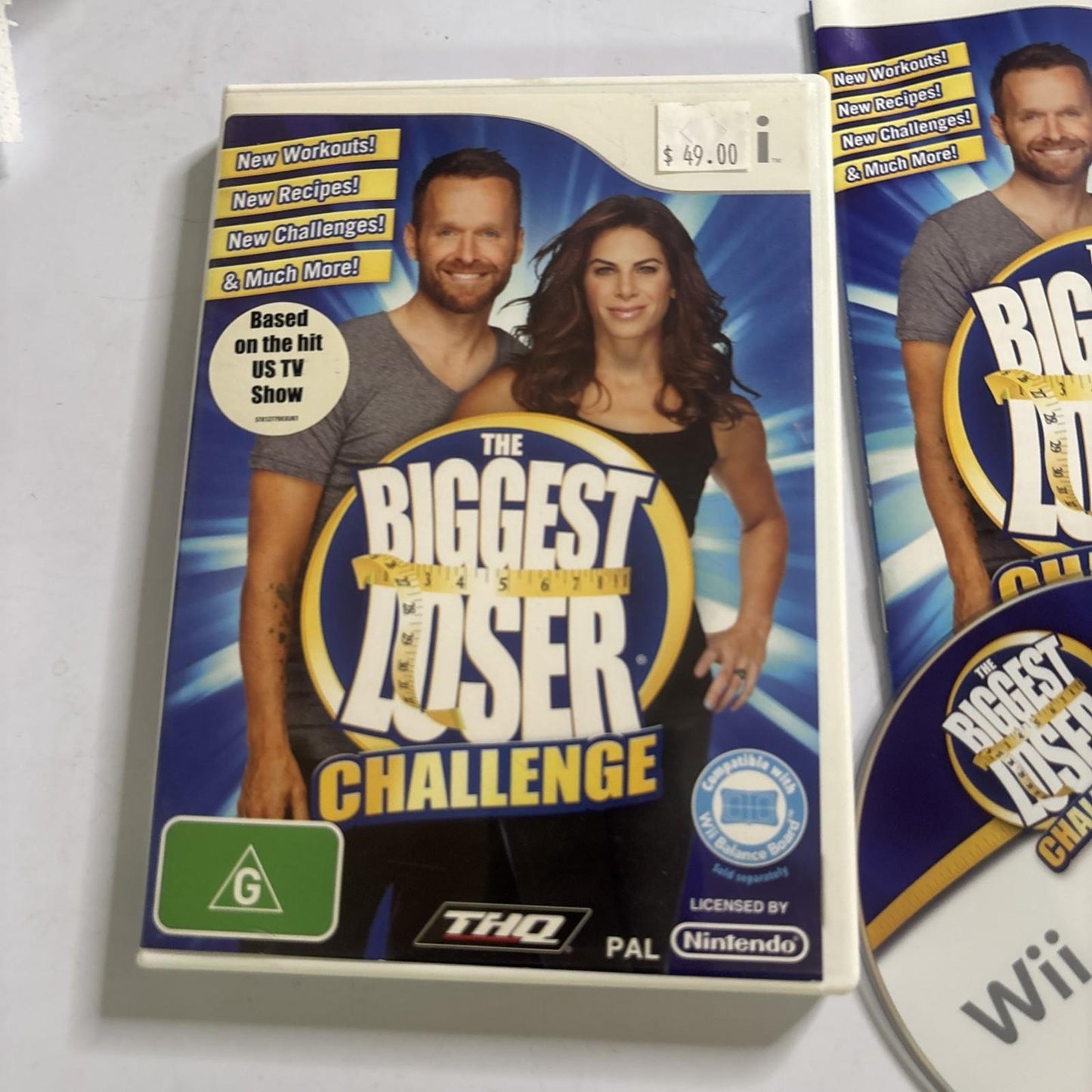The Biggest Loser Challenge Nintendo Wii PAL Game Complete