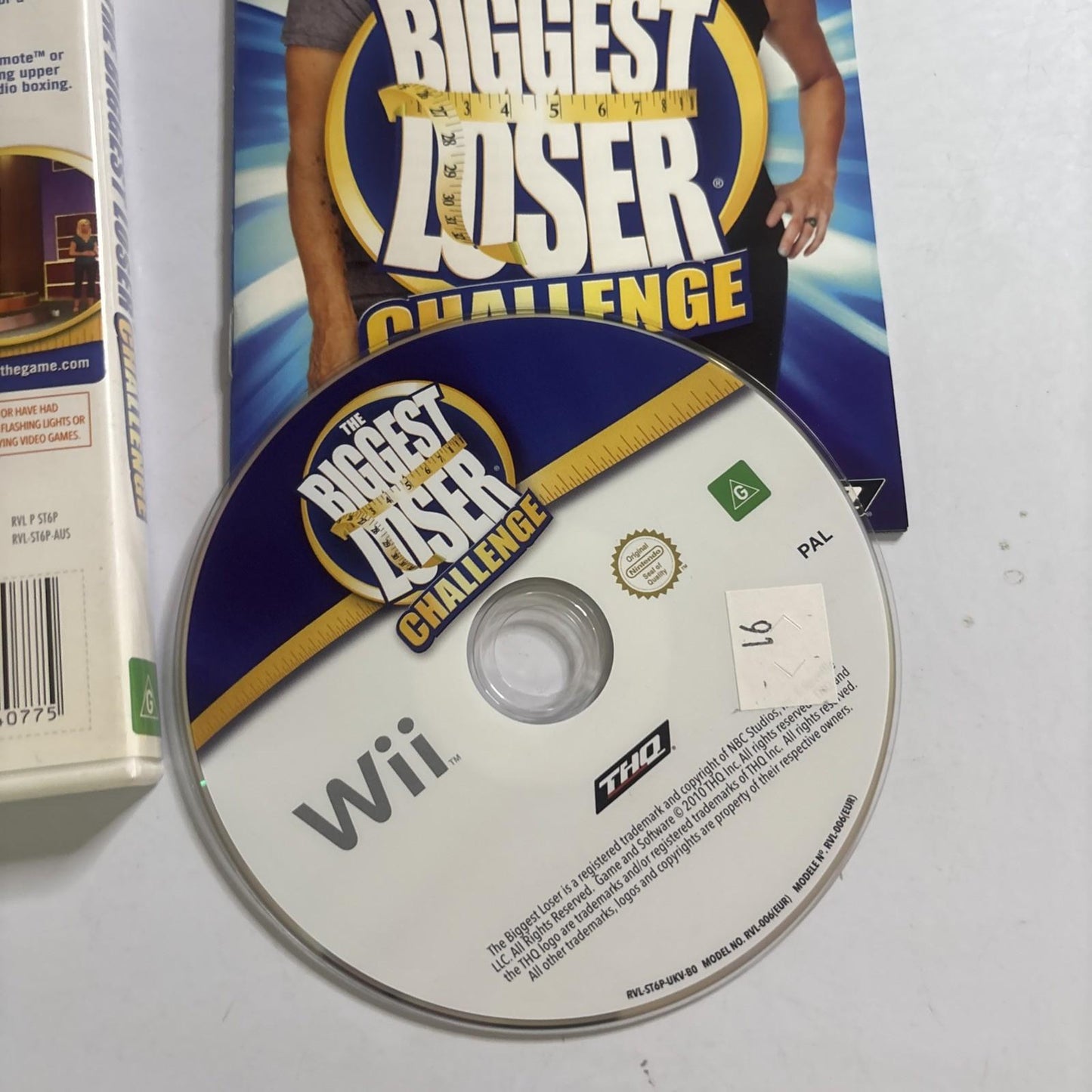 The Biggest Loser Challenge Nintendo Wii PAL Game Complete