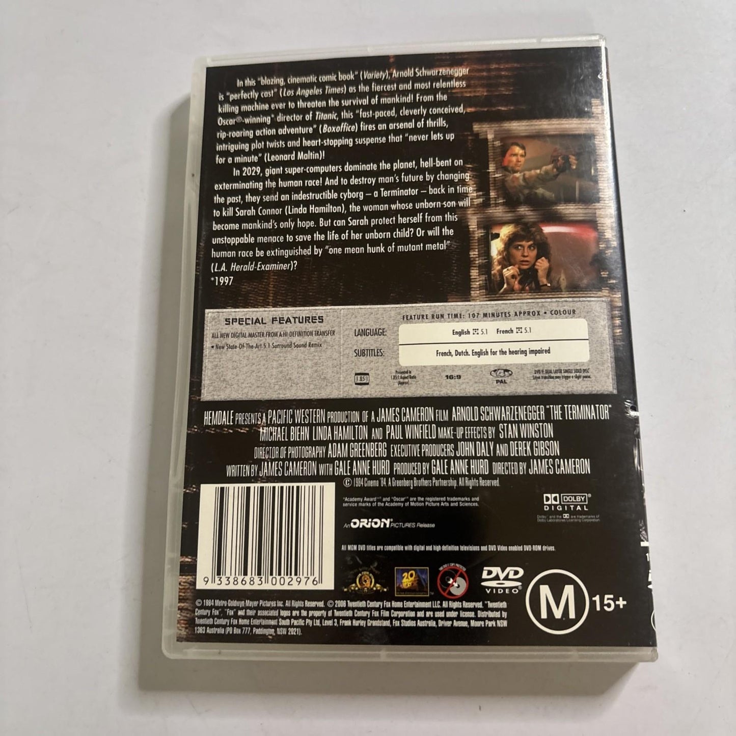 The Terminator (DVD, 1984) Arnold Schwarzenegger Region 4