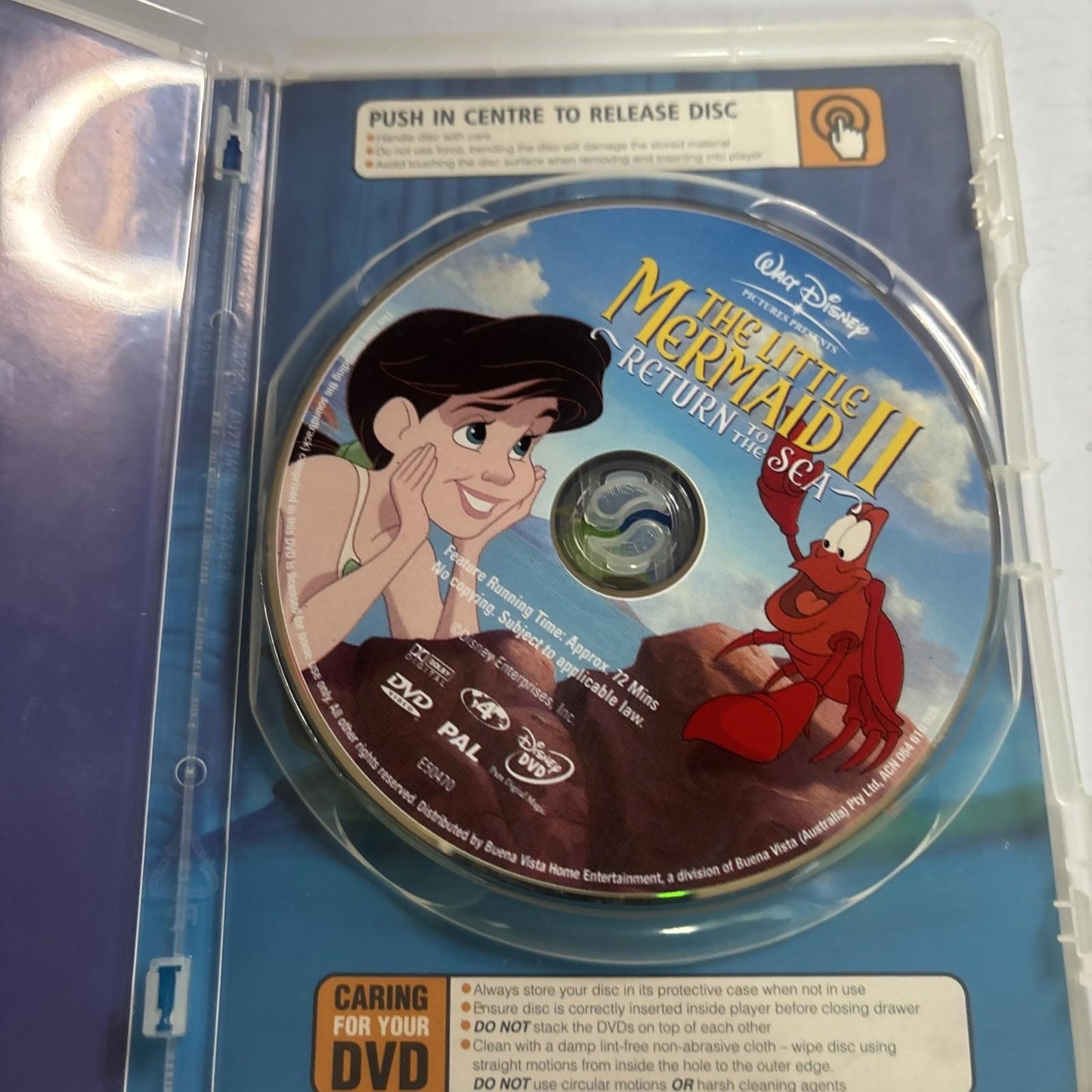 The Little Mermaid II - Return to the Sea (DVD, 2000) Region 4