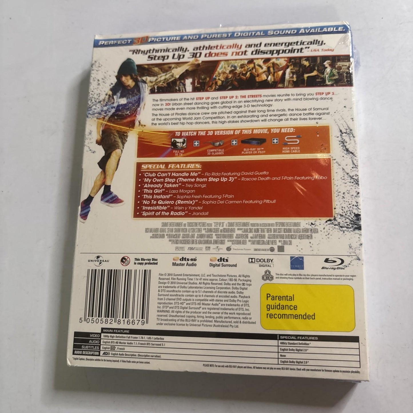 Step UP 3D (Blu-ray 3D, 2010) All Regions
