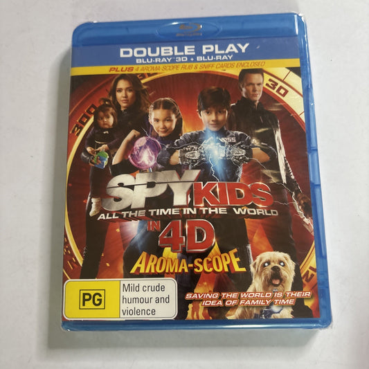 Spy Kids 4 - All the Time in the World In 4D (Bluray 3D, 2011) Region B NEW
