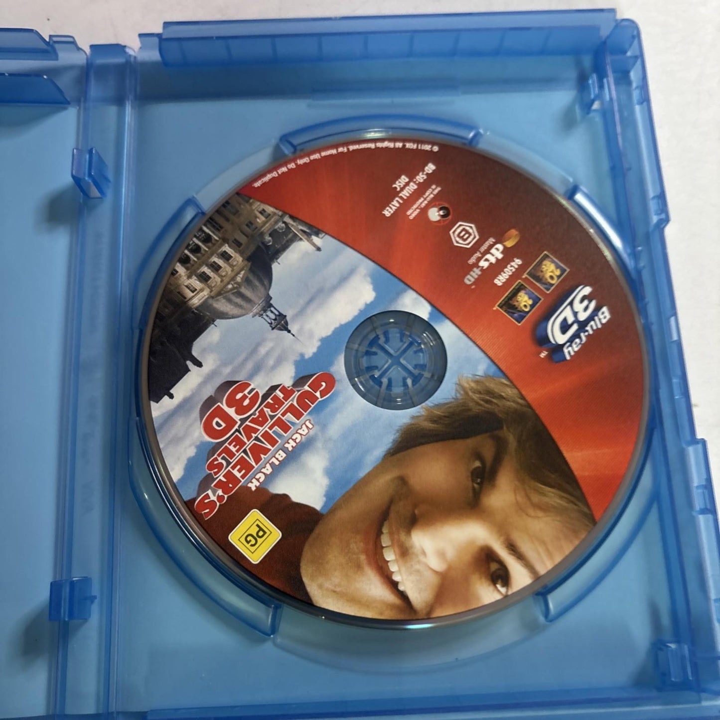 Gulliver's Travels (Blu-ray 3D, 2010) Jack Black Region B