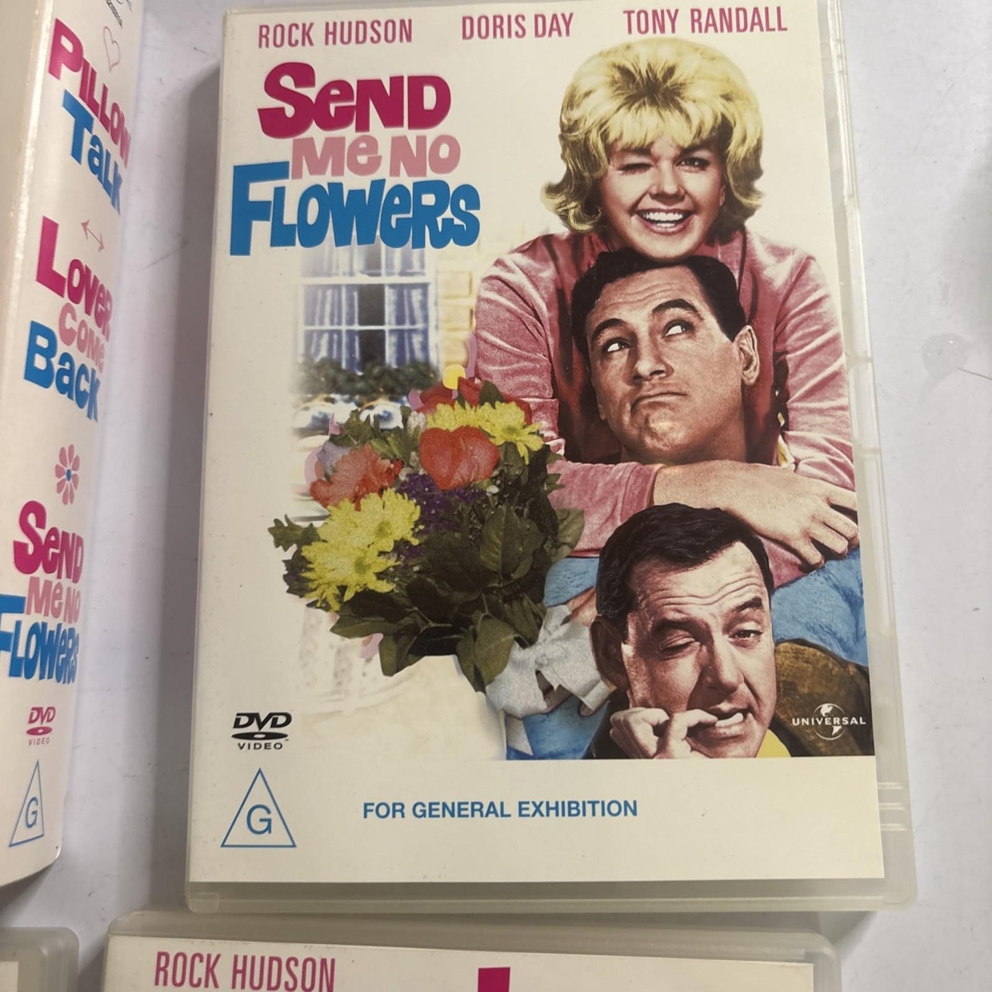 Doris Day: Pillow Talk / Lover Come Back /Send Me Flowers (DVD, 2000) Region 4,2
