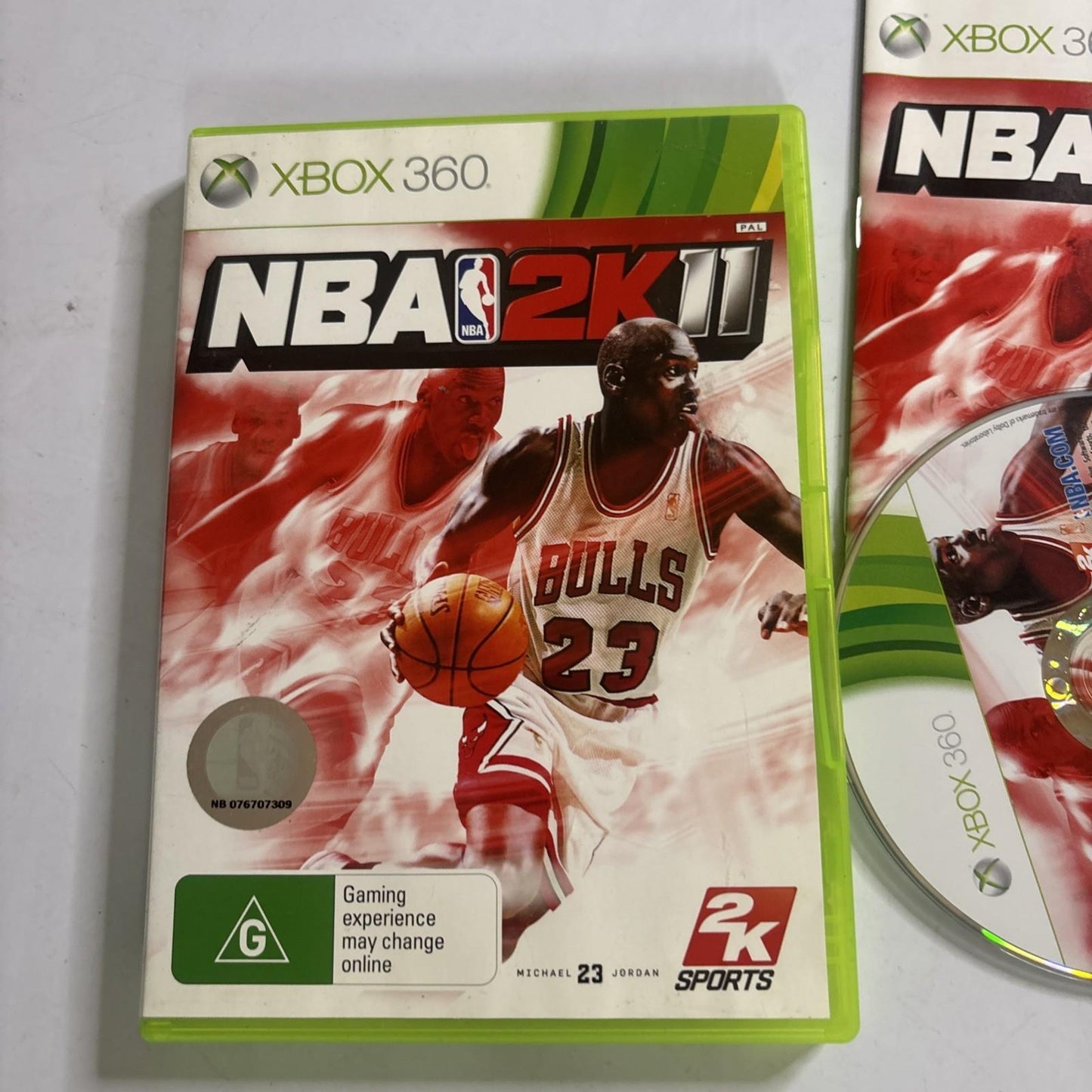 NBA 2K11 Microsoft Xbox 360 PAL with Manual  Michael Jordan
