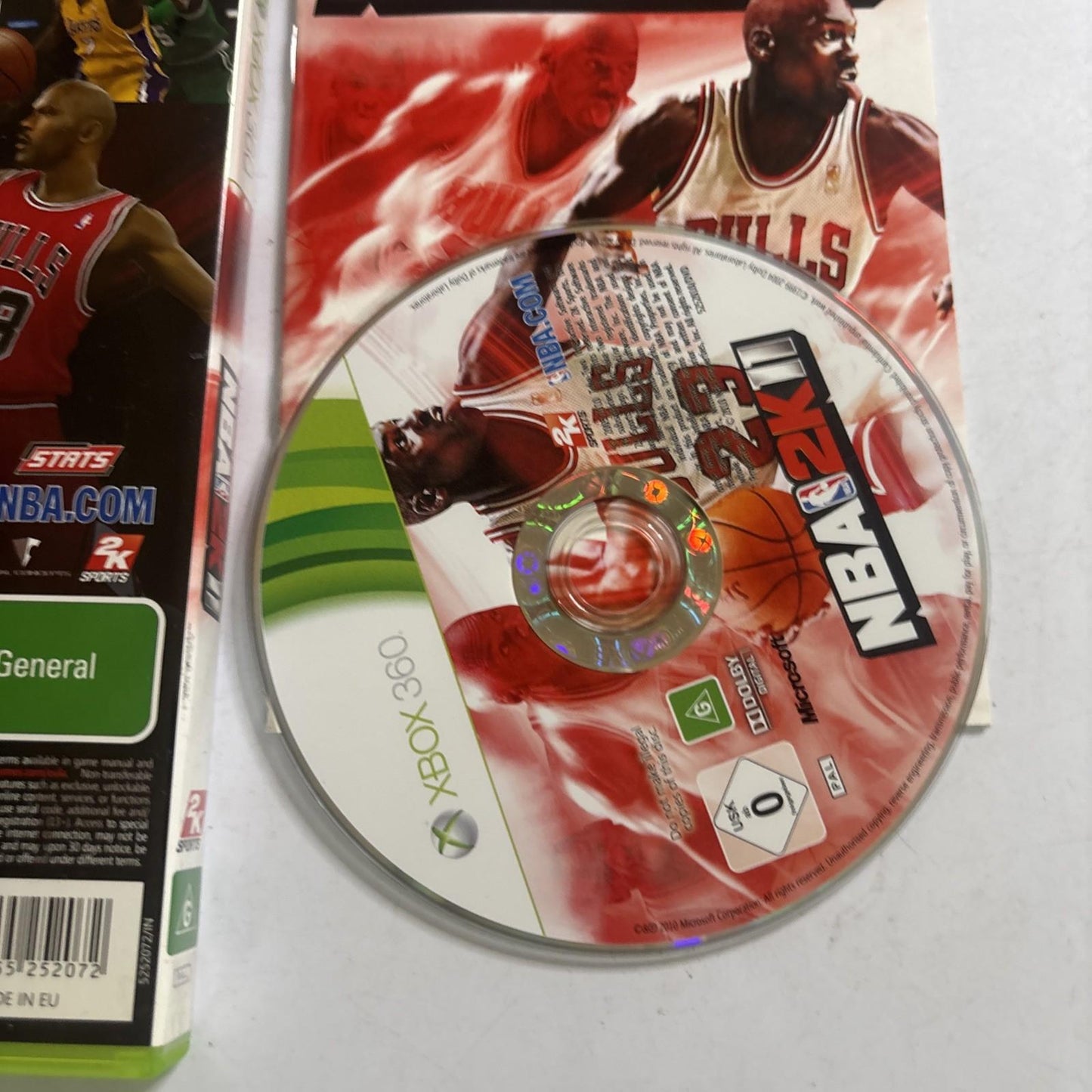 NBA 2K11 Microsoft Xbox 360 PAL with Manual  Michael Jordan