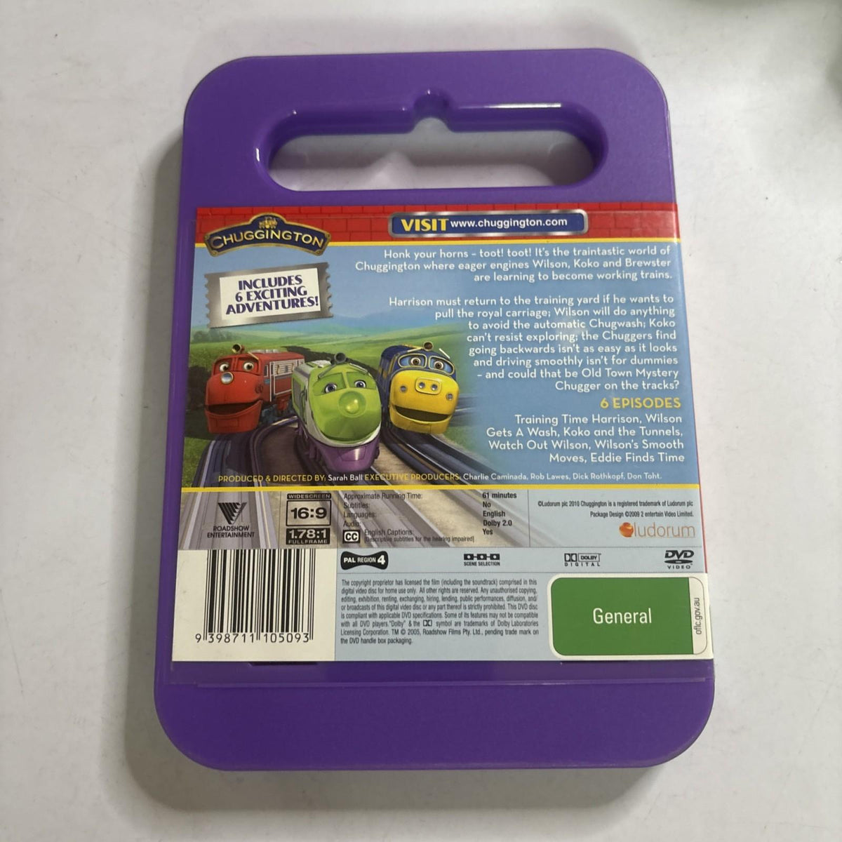 Chuggington - It's Training Time (DVD, 2009) Region 4 – Retro Unit