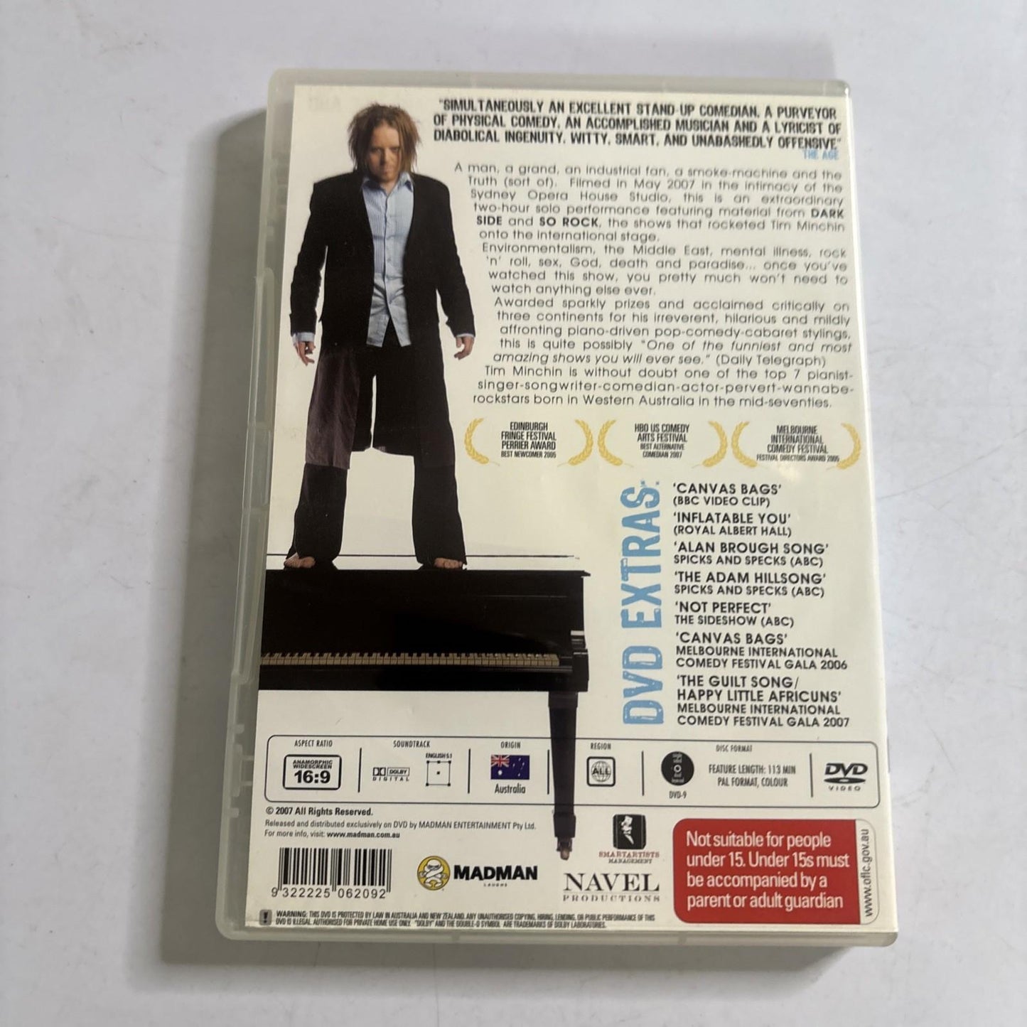 Tim Minchin - So Live (DVD, 2007) All Regions
