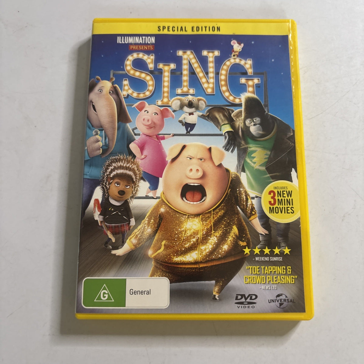 Sing (Special Edition, DVD, 2016) Region 4,2 – Retro Unit