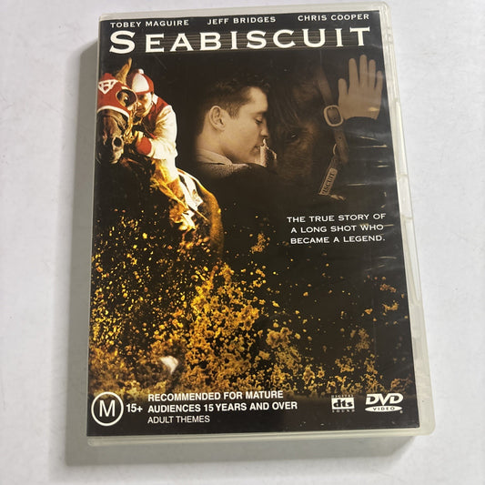 Seabiscuit (DVD, 2003) Tobey Maguire Region 4 NEW