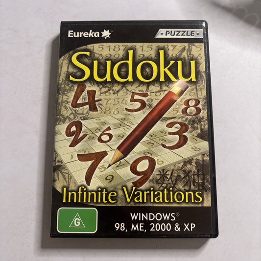 Sudoku Infinite Variations (2005) PC CD ROM NEW
