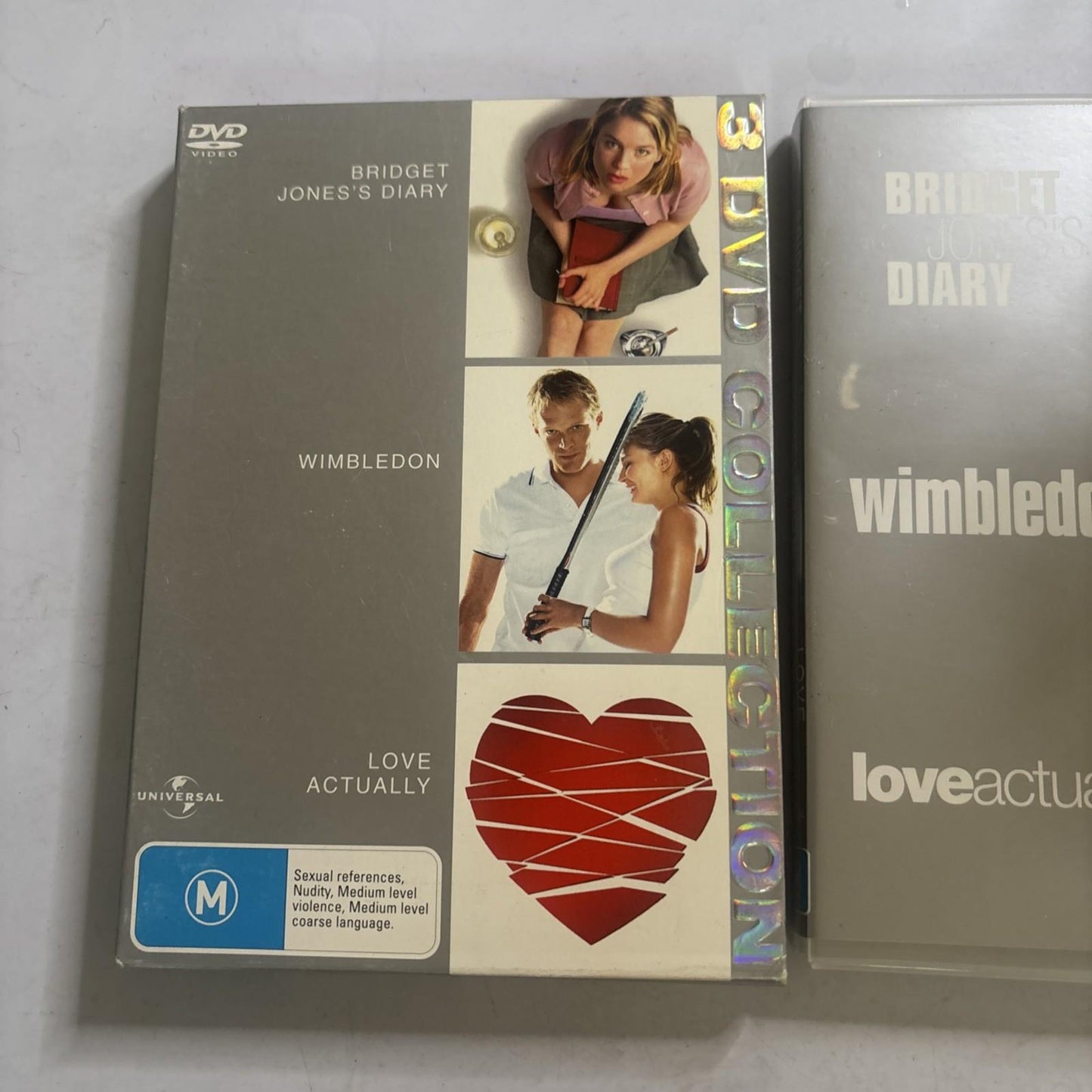 Love Actually / Wimbledon / Bridget Jones's Diary (DVD, 2003) Region 4,2