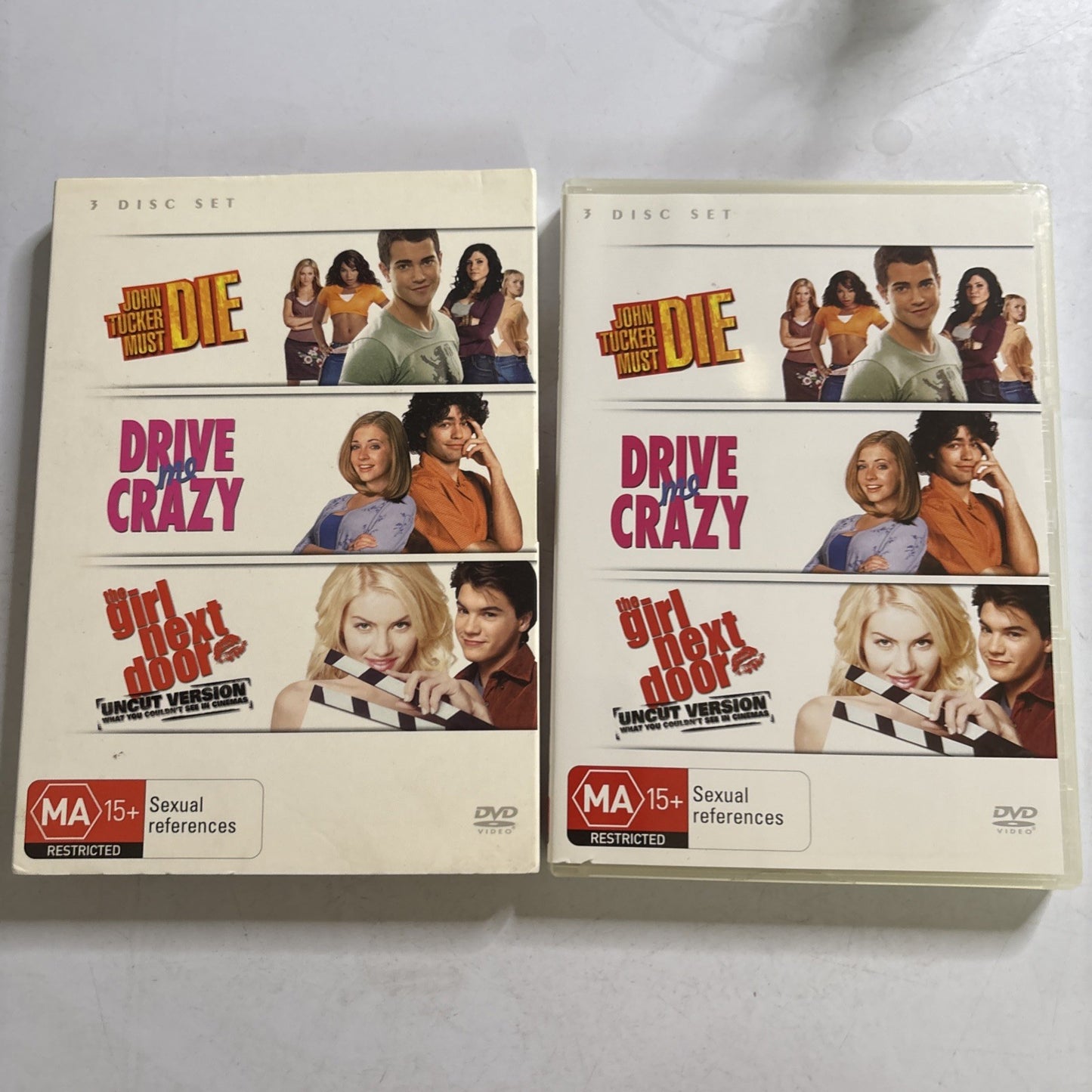 John Tucker Must Die / Drive Me Crazy / The Girl Next Door DVD Region 4