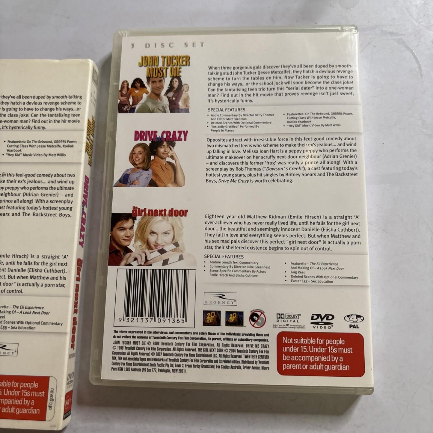 John Tucker Must Die / Drive Me Crazy / The Girl Next Door DVD Region 4