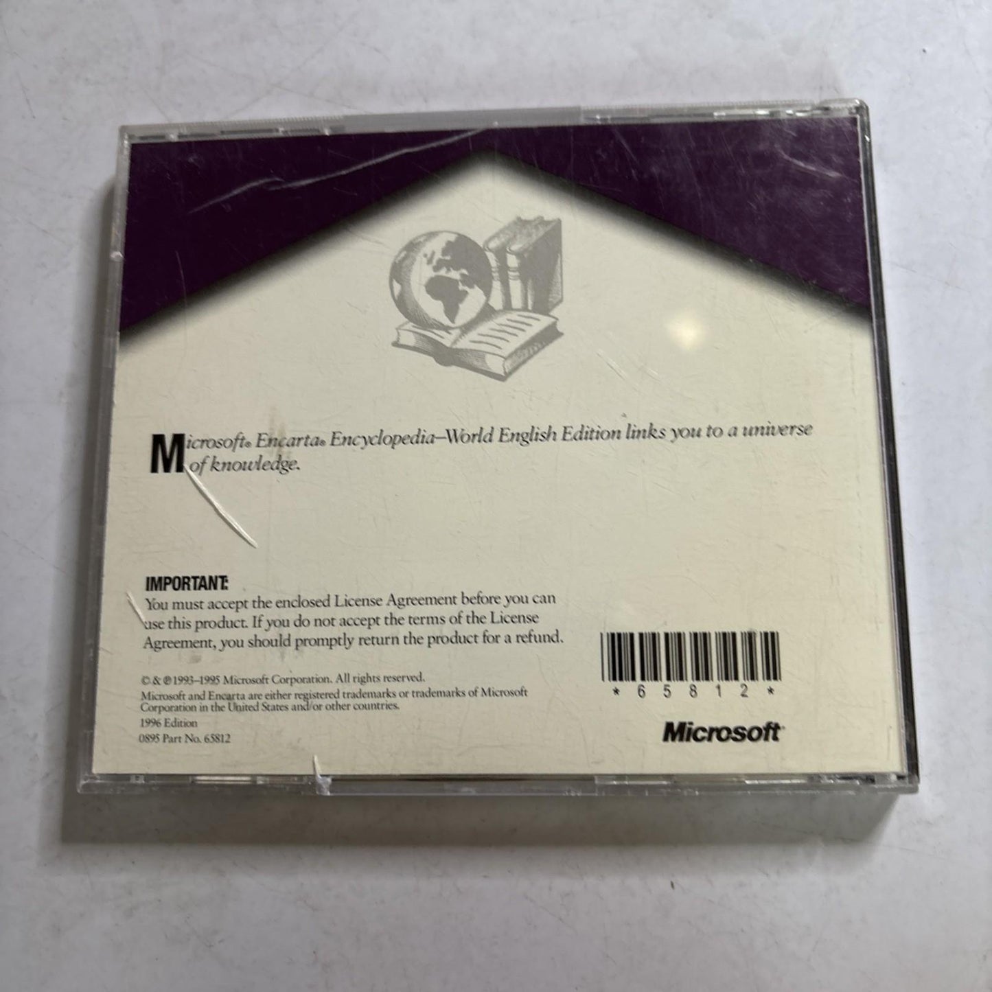 Microsoft Encarta 96 Encyclopaedia PC CD-ROM Win 95