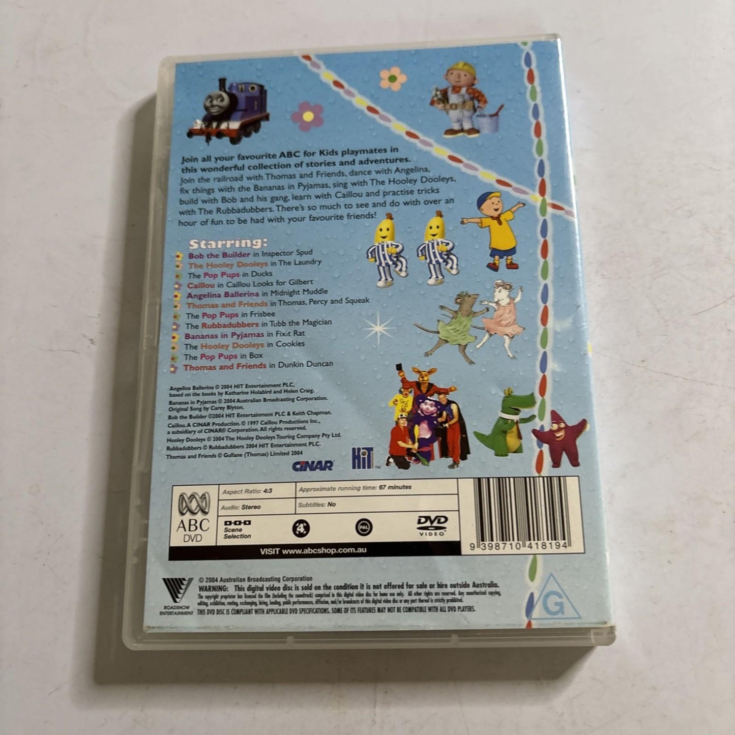 ABC for Kids Compilation - Just for Fun! (DVD, 2000) Region 4
