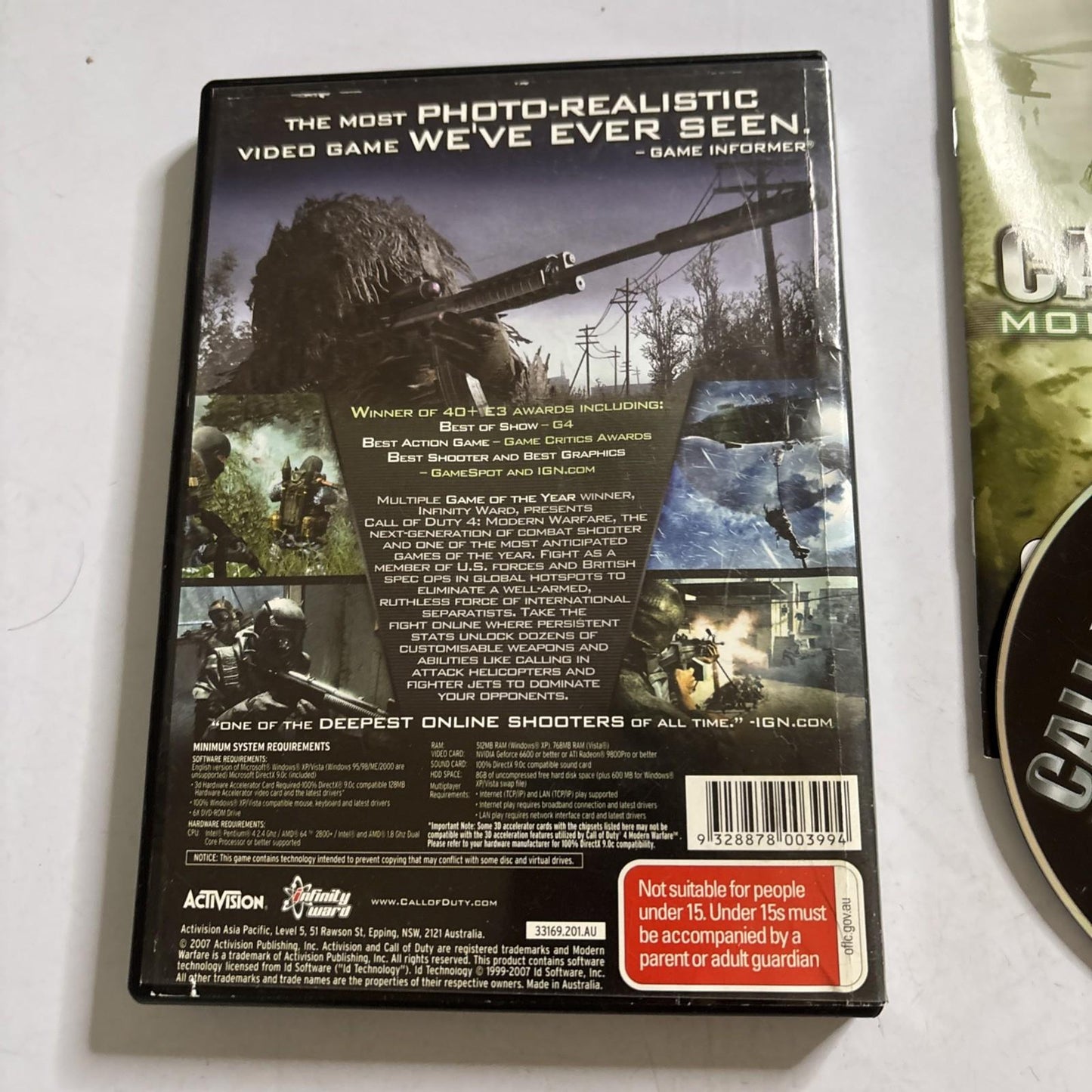 Call of Duty 4 Modern Warfare PC DVD-ROM