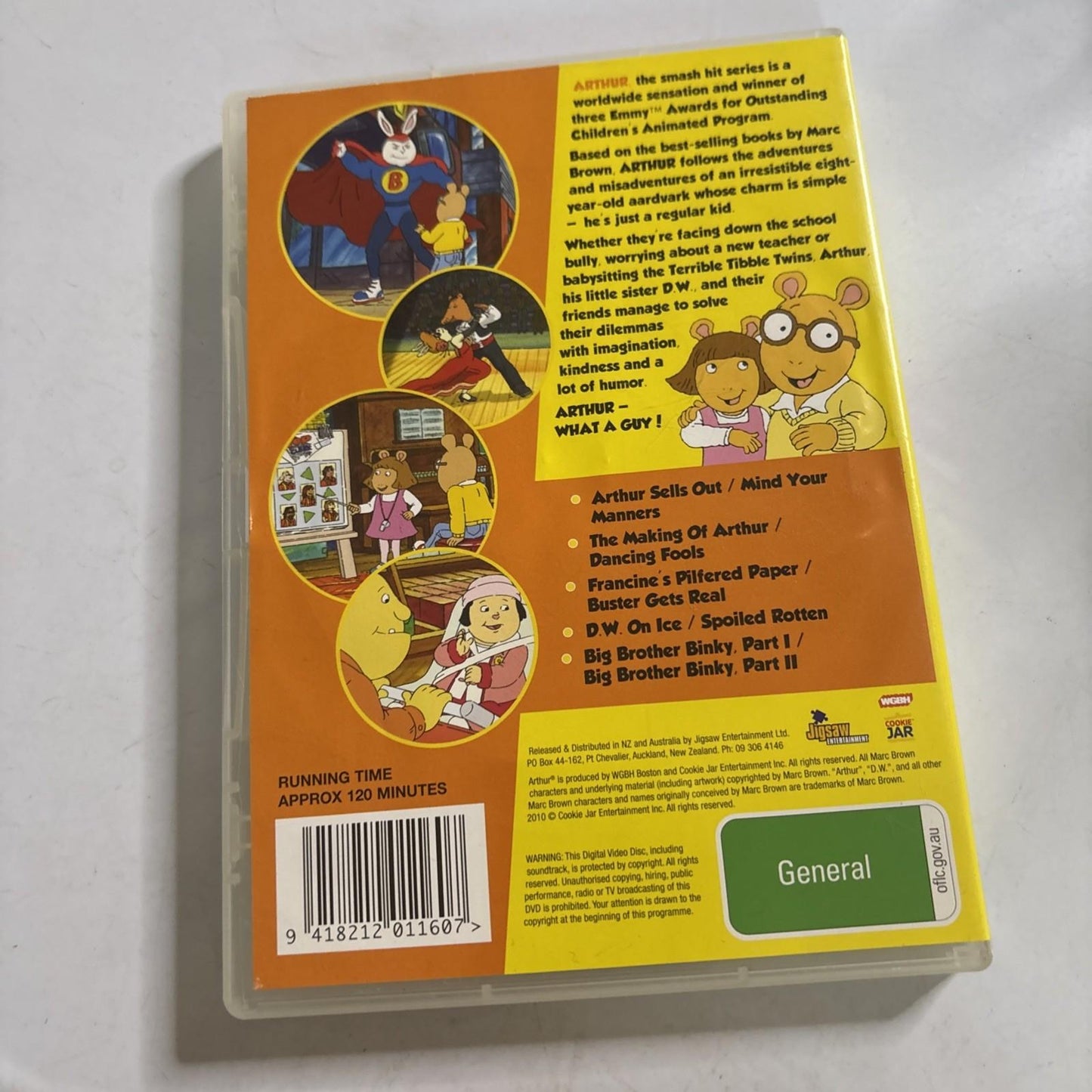 Arthur: Over 2 Hours Of Fun! (DVD, 2010) Region 4