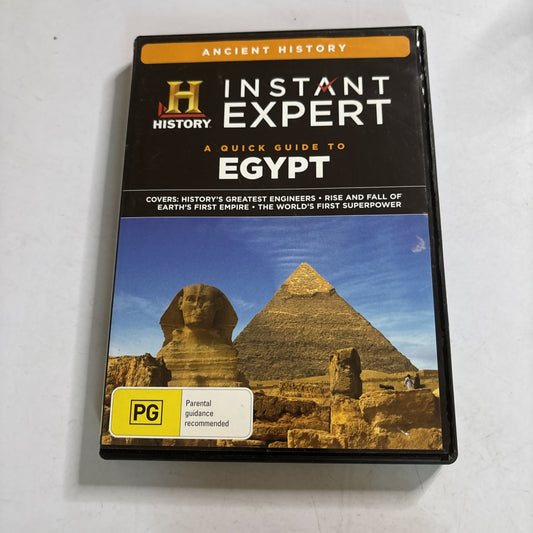 History Channel Instant Expert - A Quick Guide to Egypt (DVD, 2006) Region 4 NEW