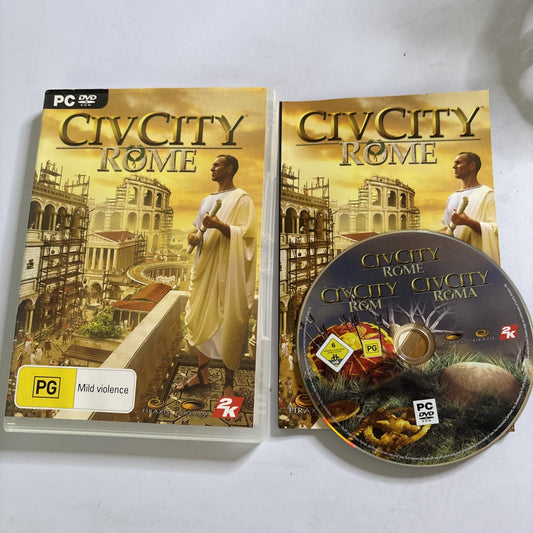 Civcity Rome PC DVD-ROM Game 2K  With Manual