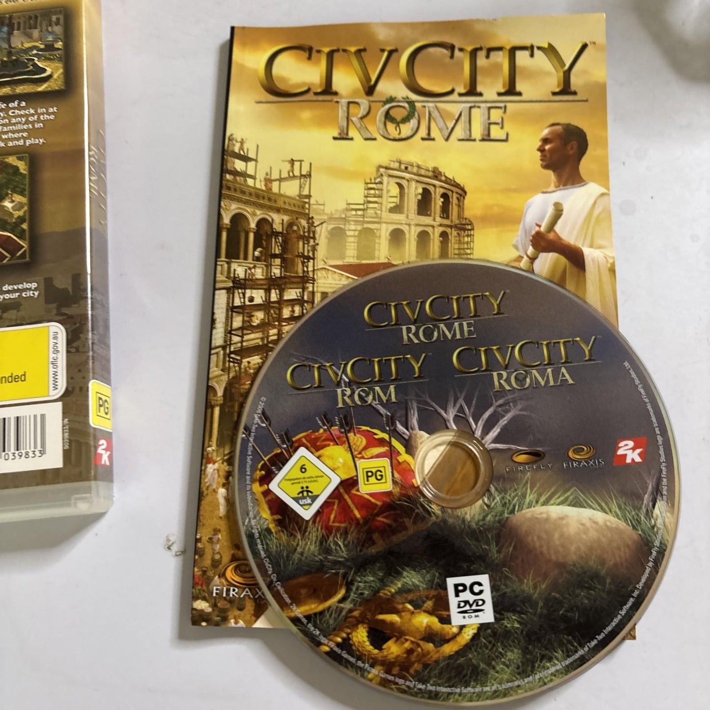 Civcity Rome PC DVD-ROM Game 2K  With Manual