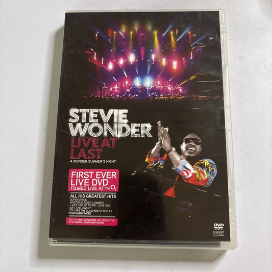 Stevie Wonder Live At Last - A Wonder Summer's Night DVD All Regions