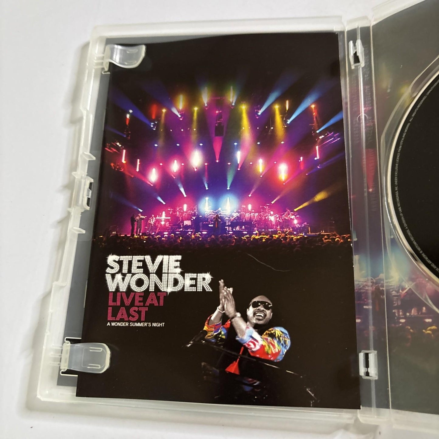 Stevie Wonder Live At Last - A Wonder Summer's Night DVD All Regions