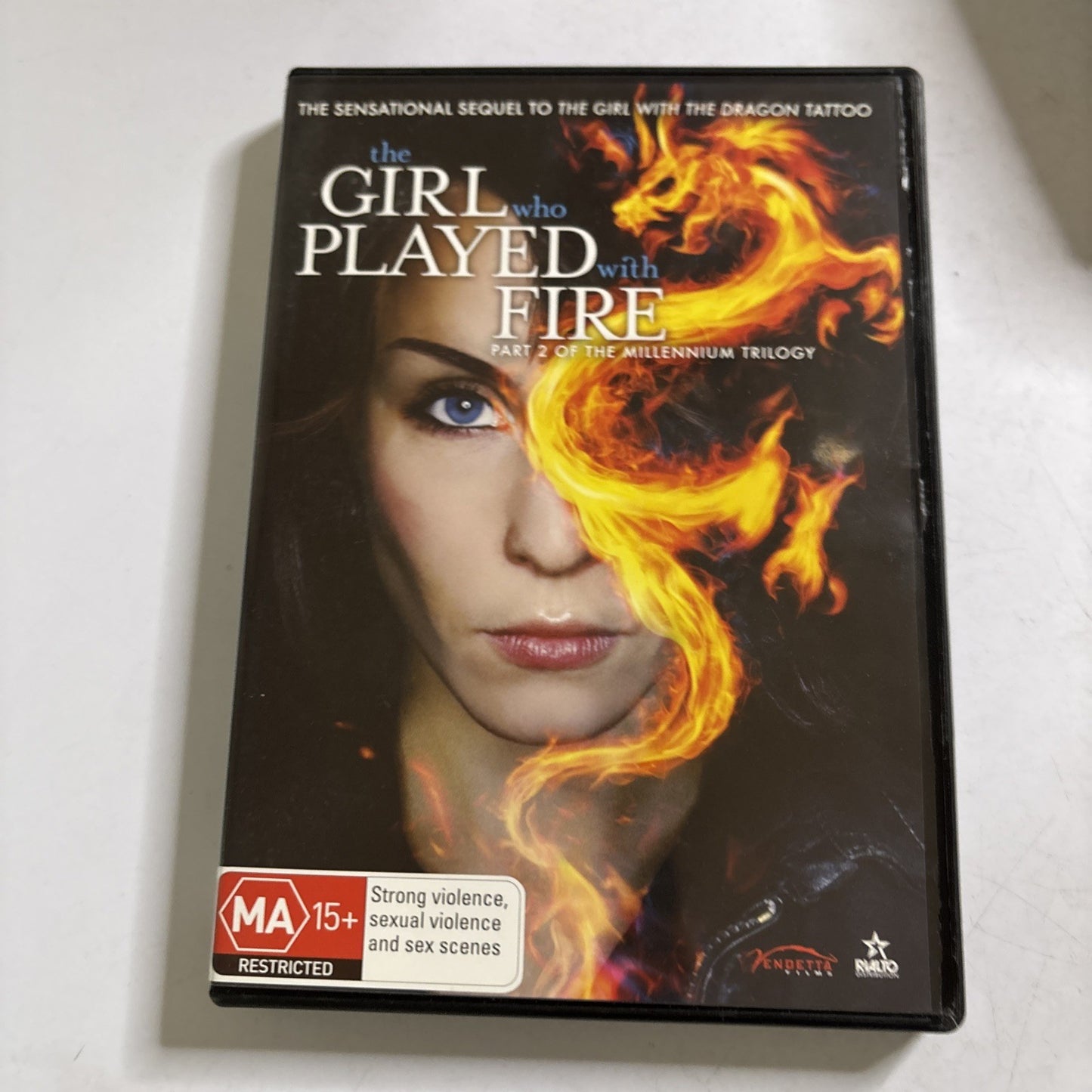 The Girl Who Played with Fire (DVD, 2009) Swedish Version Region 4 NEW