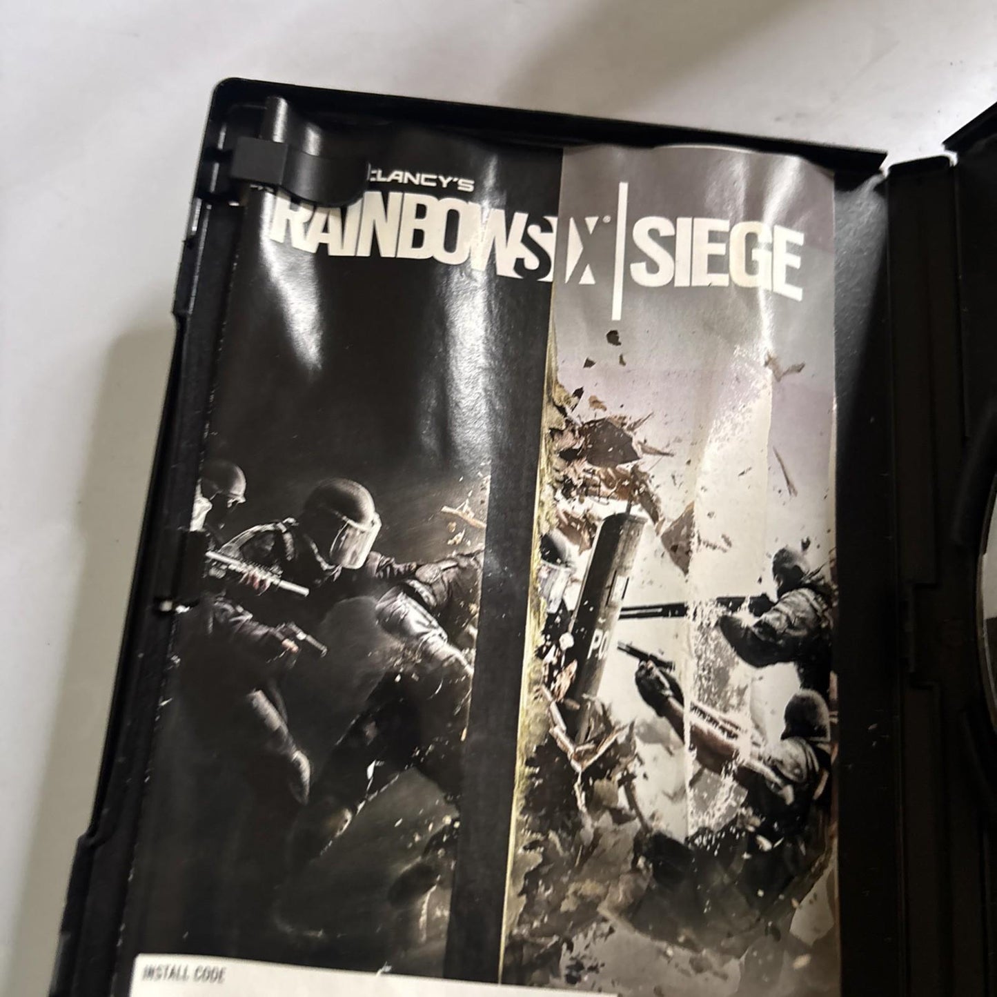 Tom Clancy's Rainbow Six Siege PC Game DVD-ROM Shooter Action Complete Manual