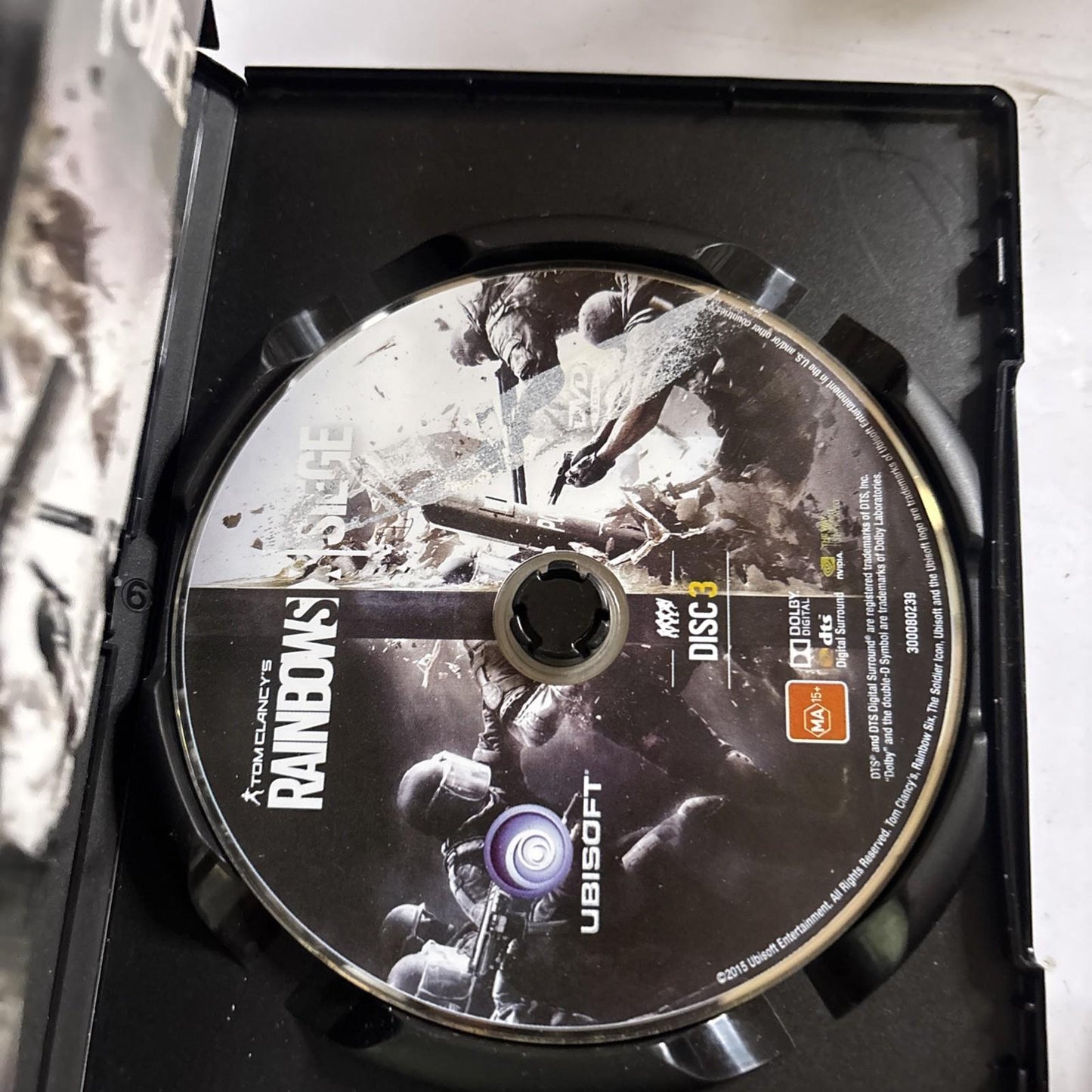 Tom Clancy's Rainbow Six Siege PC Game DVD-ROM Shooter Action Complete Manual