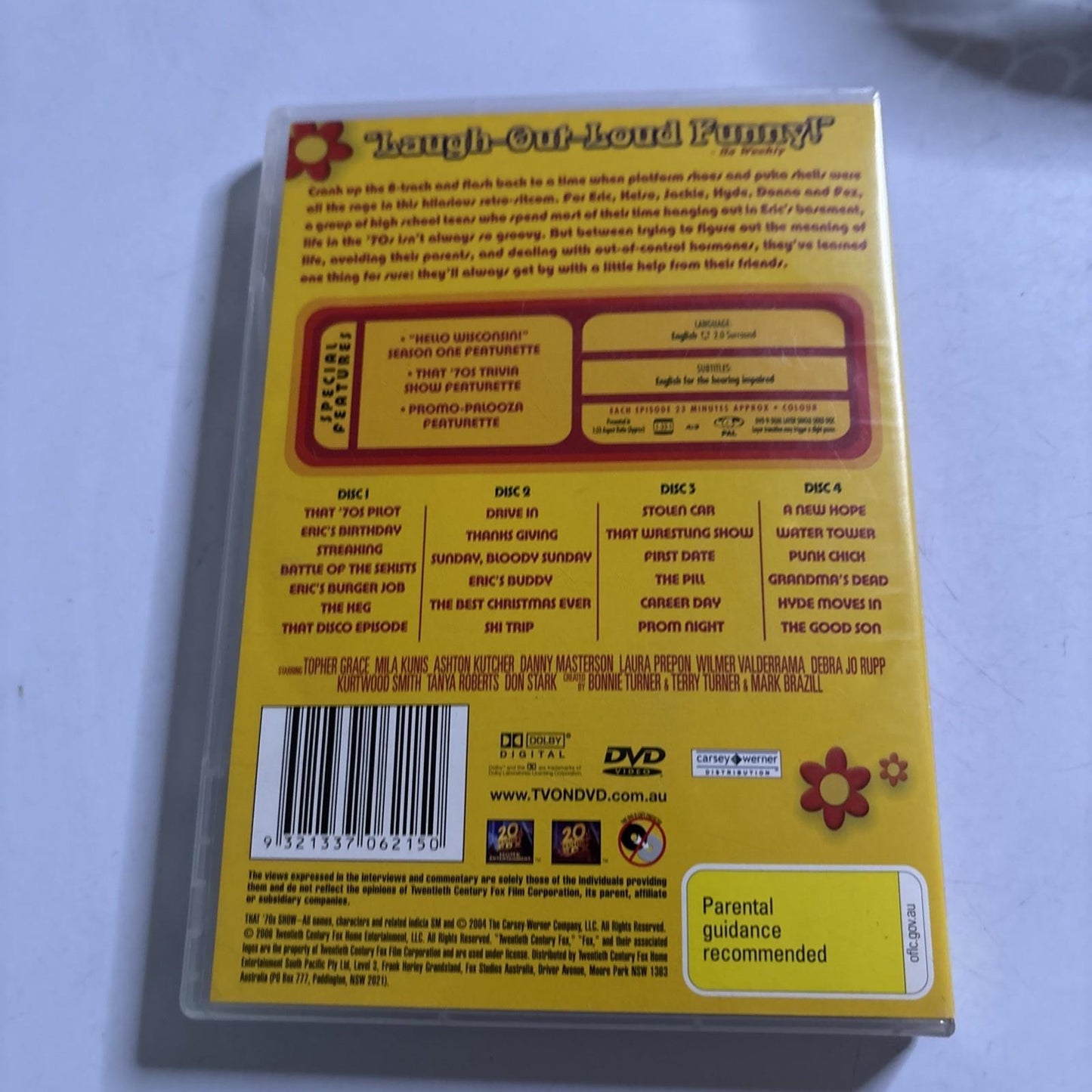 That 70's Show : Season 1 (DVD, 1998) Region 4