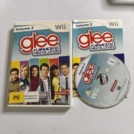 Glee Karaoke Revolution - Volume 2 Nintendo Wii PAL Manual