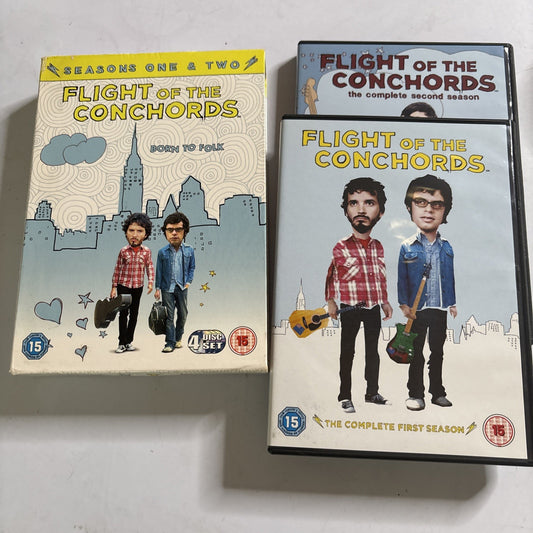 Flight Of The Concords Season 1 & 2 - 4 Disc DVD - Region 2