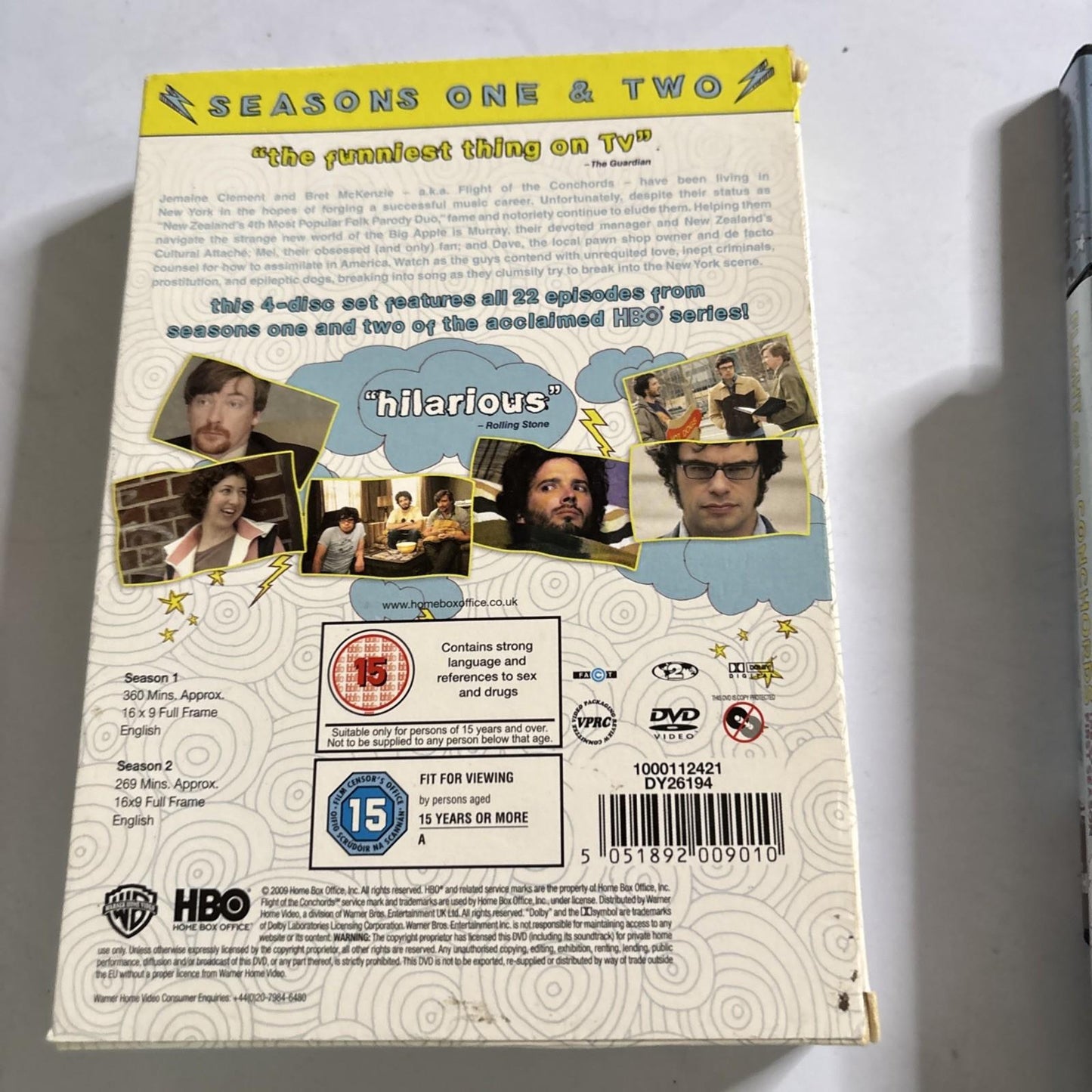 Flight Of The Concords Season 1 & 2 - 4 Disc DVD - Region 2