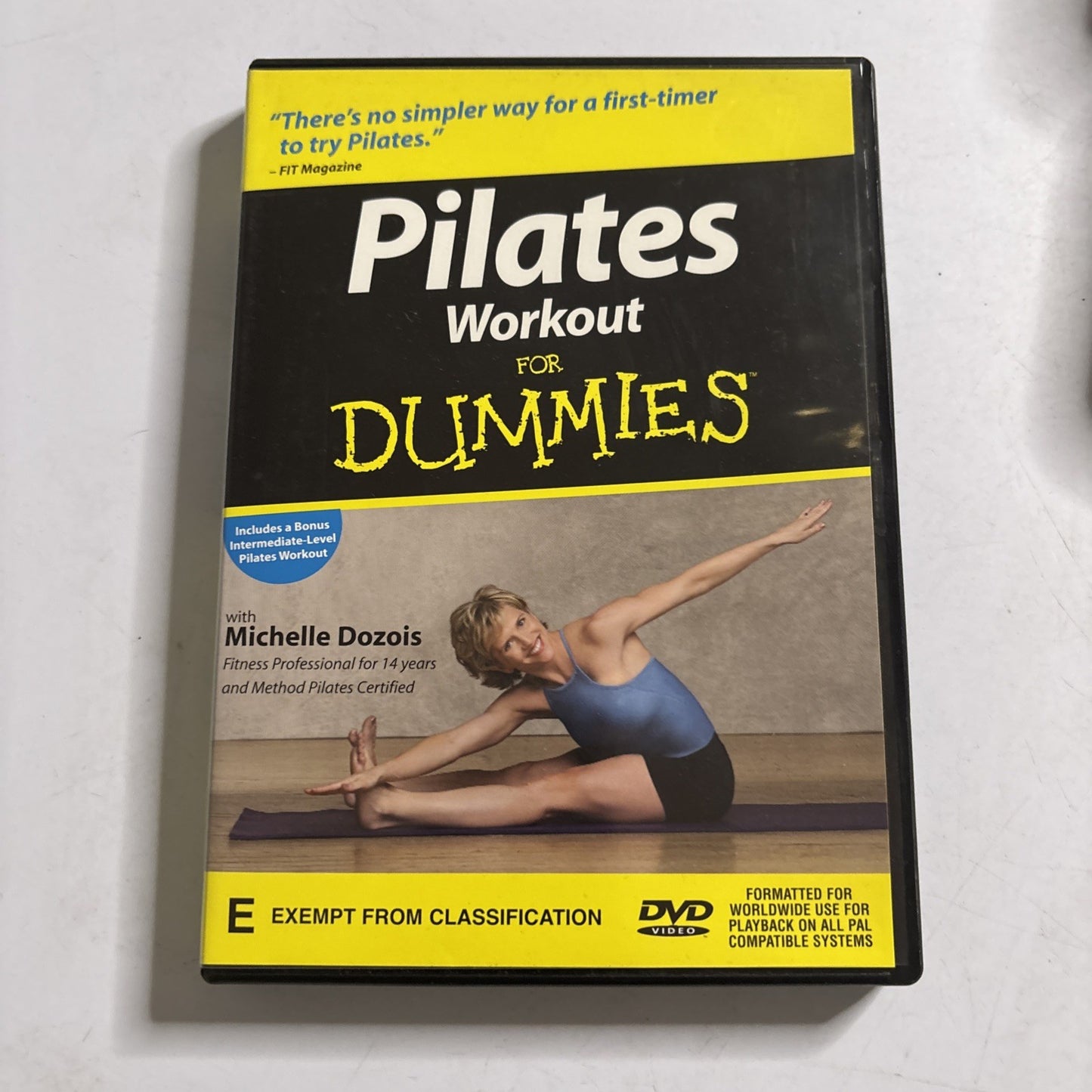 Pilates Workout for Dummies (DVD, 2002) All Regions NEW