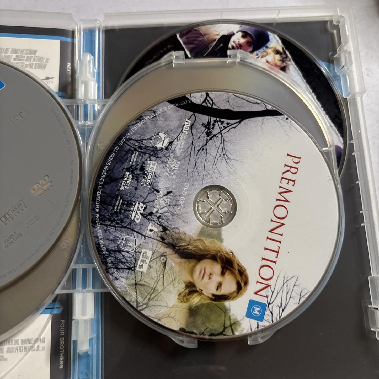Next / Disturbia / Premonition / Eagle Eye / Four Brothers (DVD) Region 4