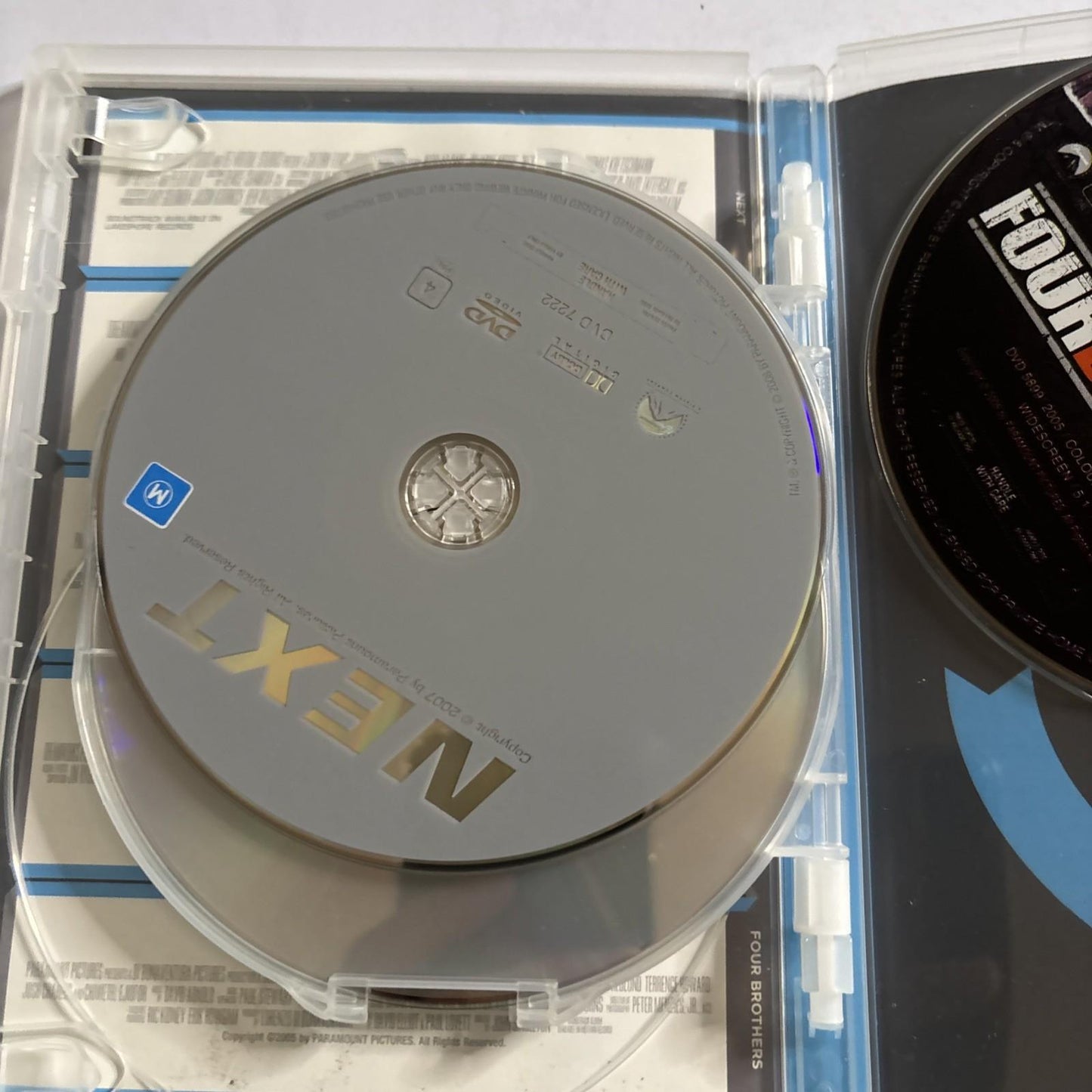 Next / Disturbia / Premonition / Eagle Eye / Four Brothers (DVD) Region 4