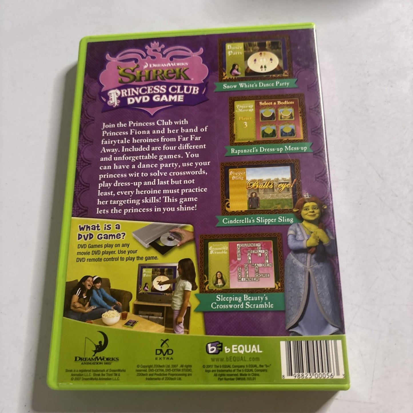 Shrek - Princess Club DVD Game All Regions