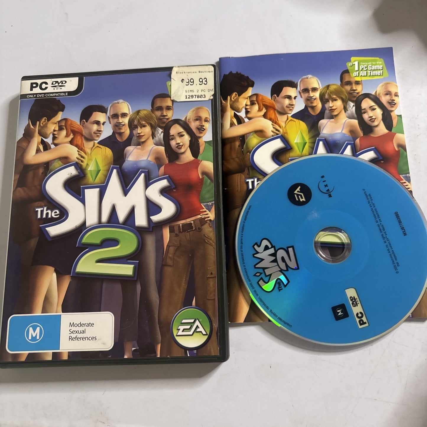 The Sims 2 PC DVD-ROM Includes Booklet