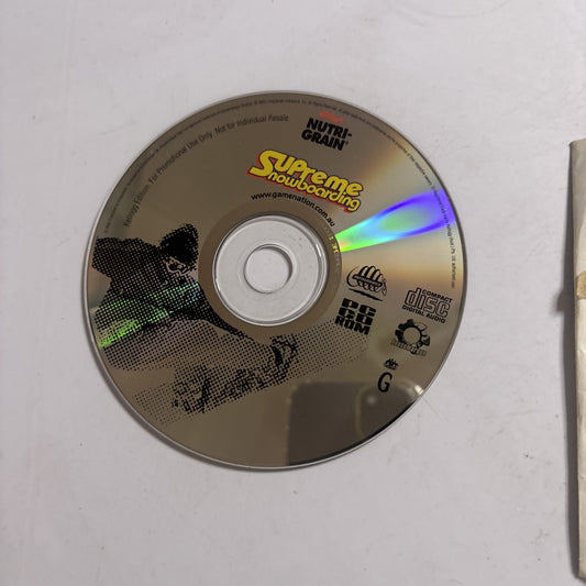 Nutri-Grain Supreme Snowboarding PC CD-ROM