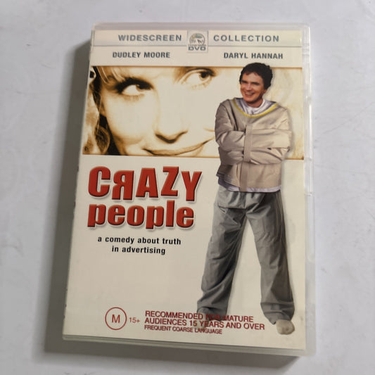 Crazy People (DVD, 1990) Dudley Moore, Daryl Hannah Region 4 NEW