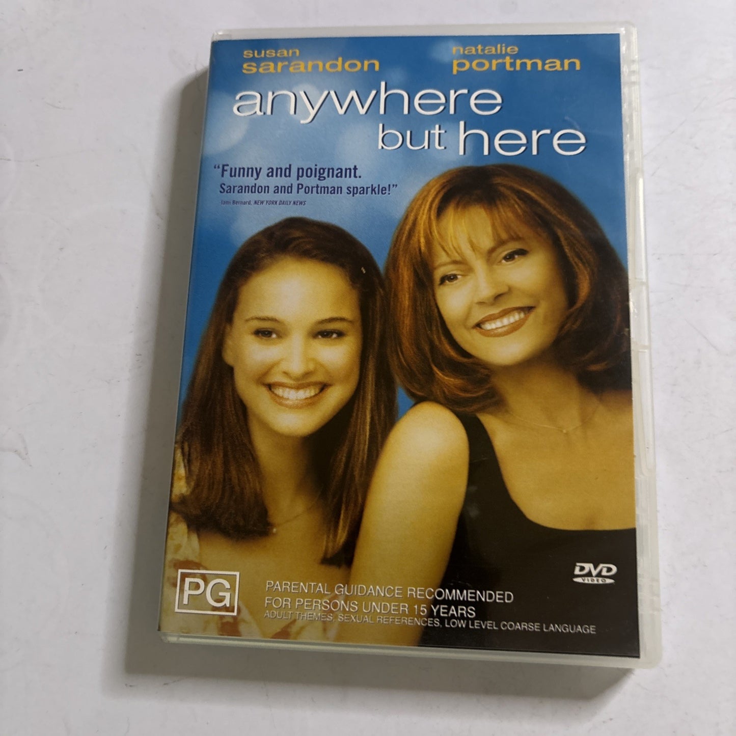 Anywhere but Here (DVD, 1999) Susan Sarandon, Natalie Portman Region 4 NEW